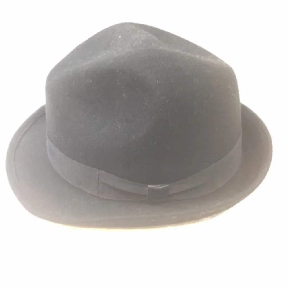 Dockers Stylish Black Wool Hat w/ Grosgrain Ribbon S/M